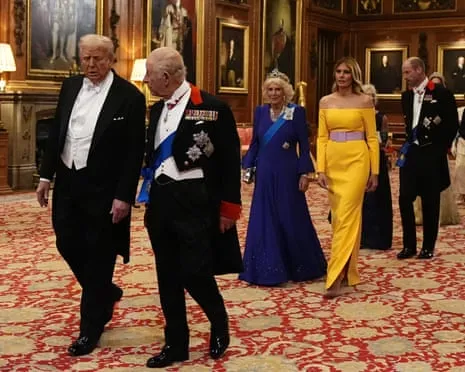 Royals Present Red Carpet During Protests; Kimmel Taken Off Air Due To Kirk Comments